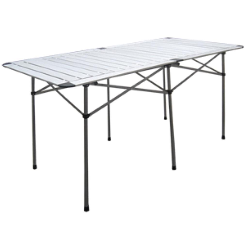 Aluminium Slat Table 127x75x70 cm