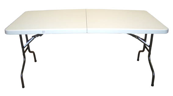 Folding Moulded Table 150x74x74 Cm