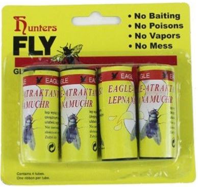 Sticky Paper Fly Strip Trap 24 packs Per Display Box
