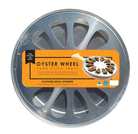 Oyster Server Wheel Spun Steel 12 Oyster