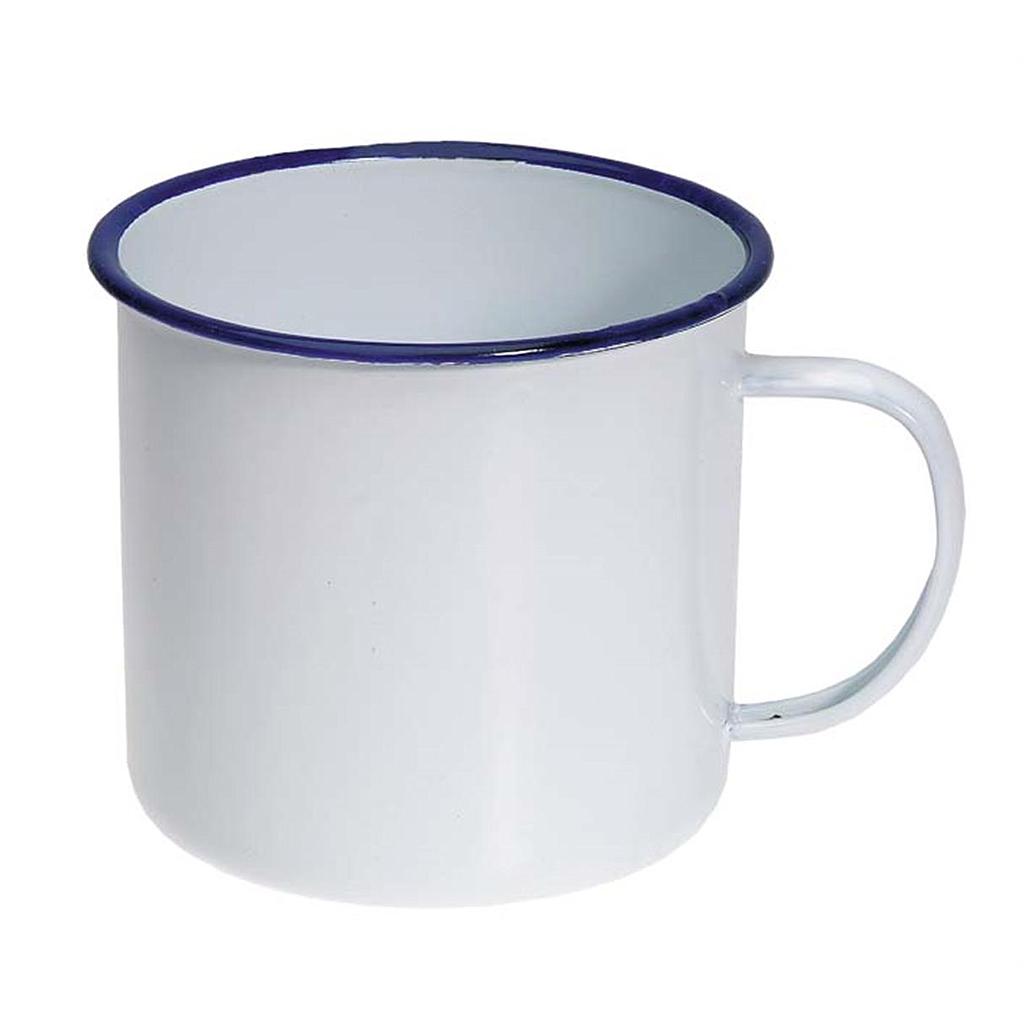 10 cm Enamel Mug White