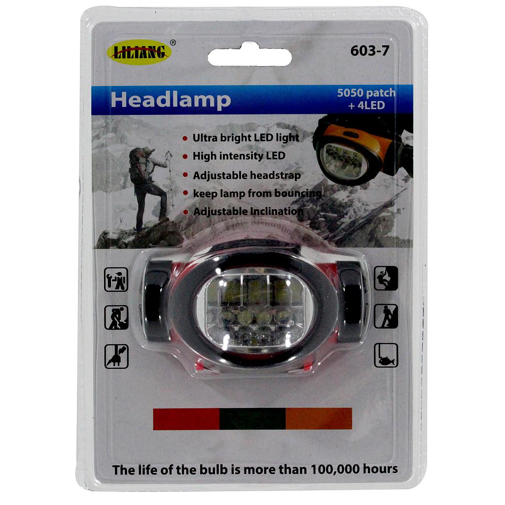 LED Headlamp 3 Watt COB 3 AAA