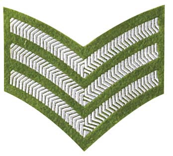 Patch Sergeant Stripes