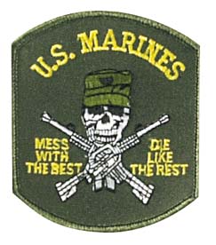 Patch US Marines Skull