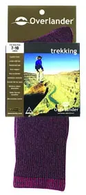 [04817]  Bordeaux 6-10 Overlander Trekking Sock