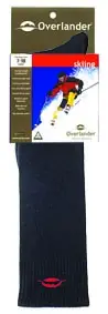 [04851]  Black 6-10 Overlander Skiing Sock