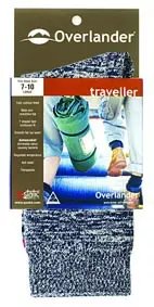 [04861]  Navy 6-10 Overlander Traveller Sock