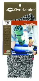 [04865]  Charcoal 11-14 Overlander Traveller Sock