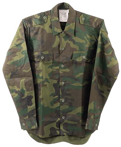 Woodland Camo Army Shirt