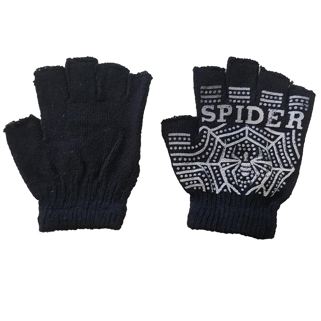 Magic Fingerless Glove Spider Print