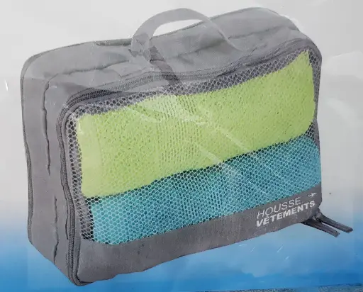 [07211]  Travel Storage Bag W/handle 29x21x8cm Zip Close