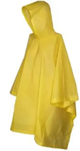[08022.3]  Vinyl Poncho Yellow
