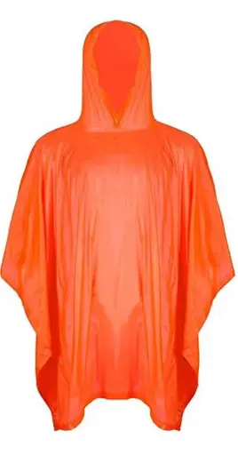 [08022.5]  Vinyl Poncho Orange