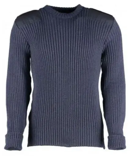 [03011]  Commando Jumper RAAF Blue Medium 80% Wool