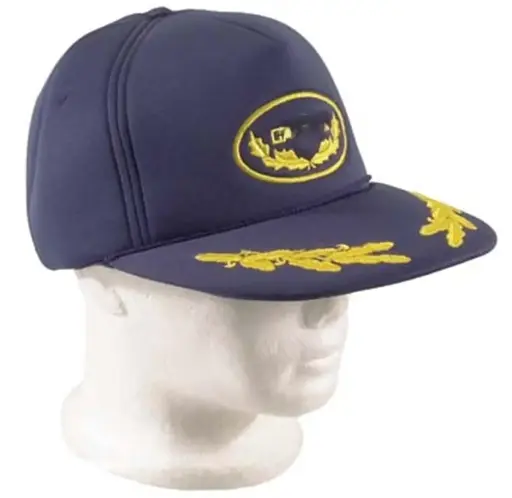 [11822.1]  Navy Baseball Cap " Crew " Logo
