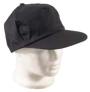 [12803]  Cotton Baseball Cap Black