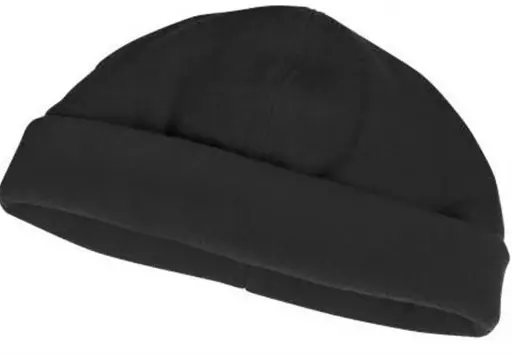 [13462]  Polar Fleece Beanie Black