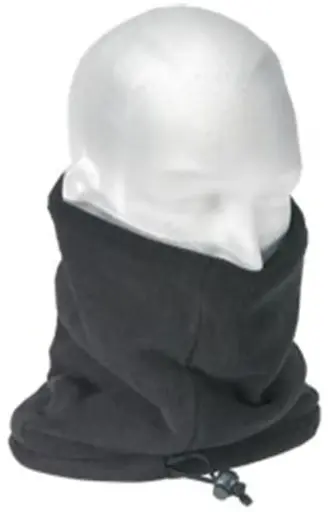 [13484]  Polar Fleece Neck Warmer 2 Layer Black