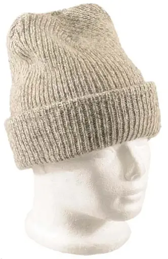 [13622]  Rag Wool Beanie Walnut Thinsulate Lined