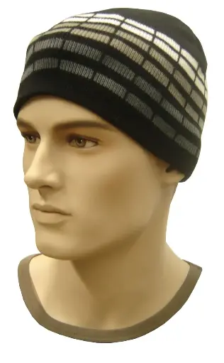 [13627]  Acrylic Beanie Fine Knit