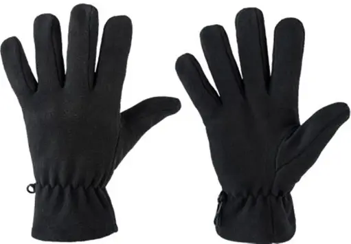 [14610]  Polar Fleece Glove Black