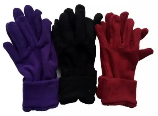 [14611]  Polar Fleece Glove Ladies Assorted Colours