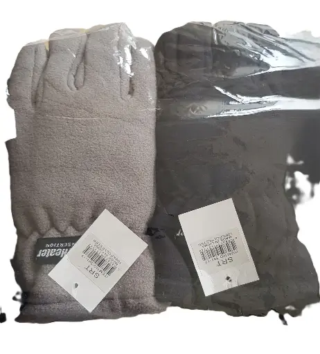 [14612]  Fleece Glove Assorted colours Black, Grey