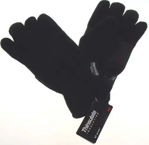 [14615]  Glove Polar Fleece Thinsulate Lined Black