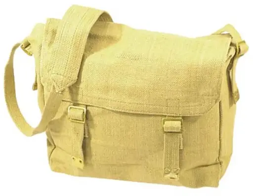 [16603]  WH1 Large Haversack Shoulder Bag Khaki