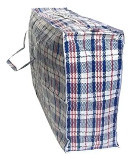 [20332]  60x65x30 cm Checked Storage Bali Shopping Luggage Bag X-Large