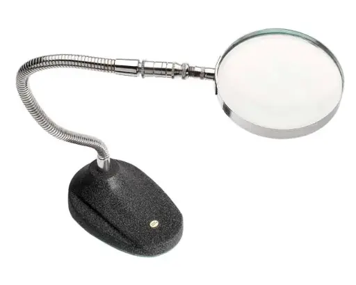 [21636]  Handsfree Magnifier Flex Arm 2x100mm
