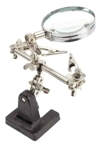 [21637]  Handsfree Magnifier With 2 Clips