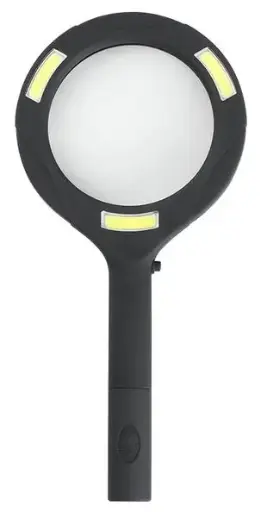 [21720]  Magnifying Glass 3X 85 mm with 3 COB LED 250 Lumen
