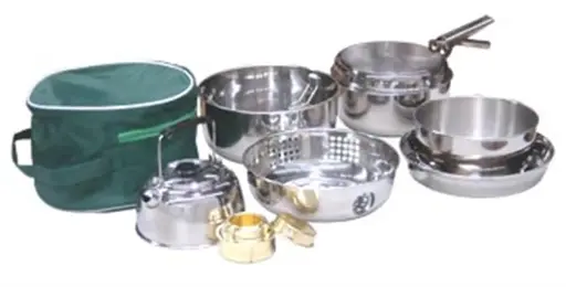 [24204]  S/Steel Alcohol Cook Set