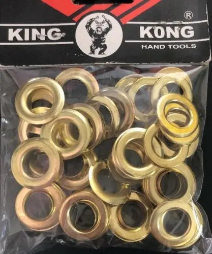 [24917]  No. 4 1\2" Brass Eyelets 25 Pairs
