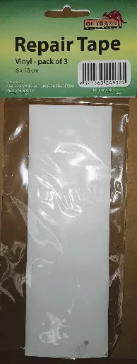 [24932]  Vinyl Repair Tape Strips White