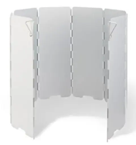 [25309]  Folding Windscreen Aluminium 8 Panel