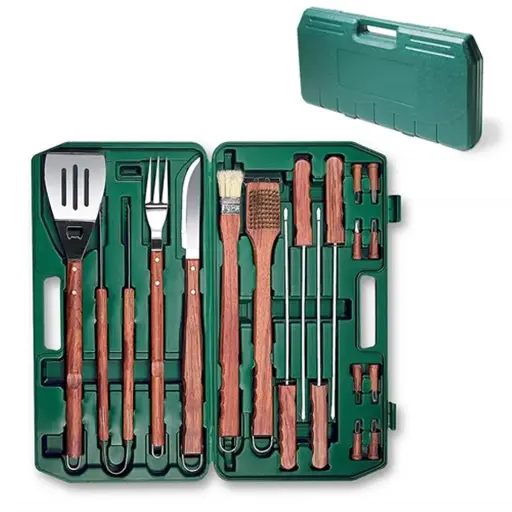 [25382]  BBQ Tool Set 18 pc L