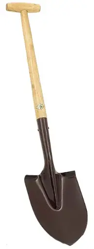 [25700]  T-handle Jeep Shovel Wood Shaft