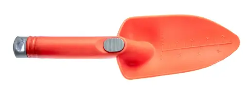 [25716]  28 cm Heavy Duty Nylon Plastic Hand Trowel Orange