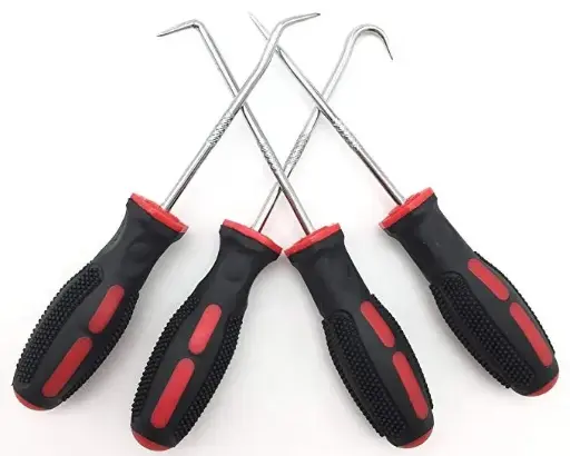 [25825]  Mini Crevice Pick & Hook Set 4 piece