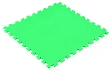 [26756]  Green Solid Eva Mat 61cm 4 Pack