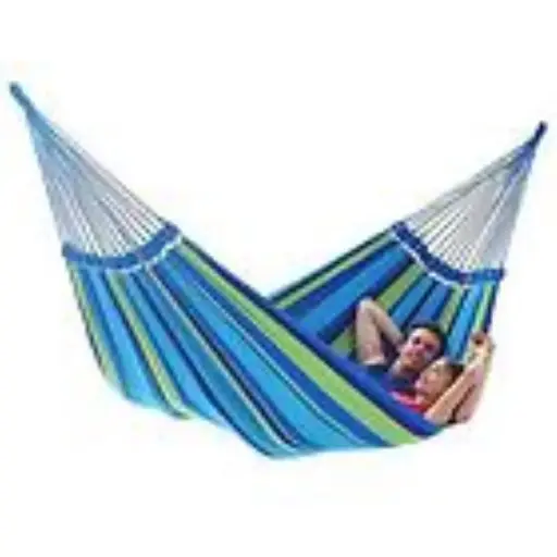 [27378]  XL Double Brazilian Hammock No Spreader