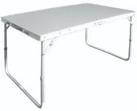 [27482]  Foldup Table Aluminium Frame 115x70x68cm