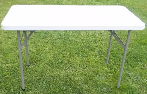 [27518]  Solid Moulded Table 120x61x73cm