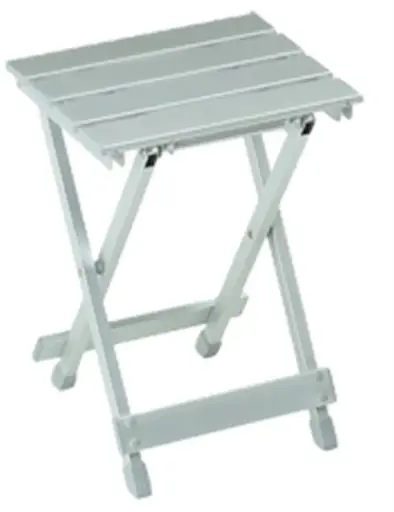 [27800]  Aluminium Slat Folding Stool