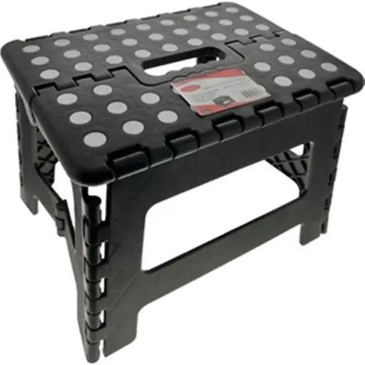 [27810]  Folding Stool Plastic  29Wx22Dx22cmH