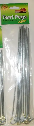 [27905]  12" Steel Wire Tent Peg 10 per Pack