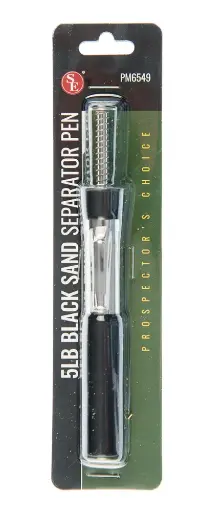 [28204]  5 lb Magnetic Black Sand Pocket Separator Pen