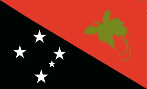 [28780]  Papua New Guinea Flag 5' X 3'